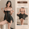 Đen - Set gồm: Váy + Quần lót chữ T