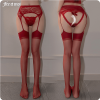 Đỏ - Set gồm Tất + Quần lót lọt khe tương ứng